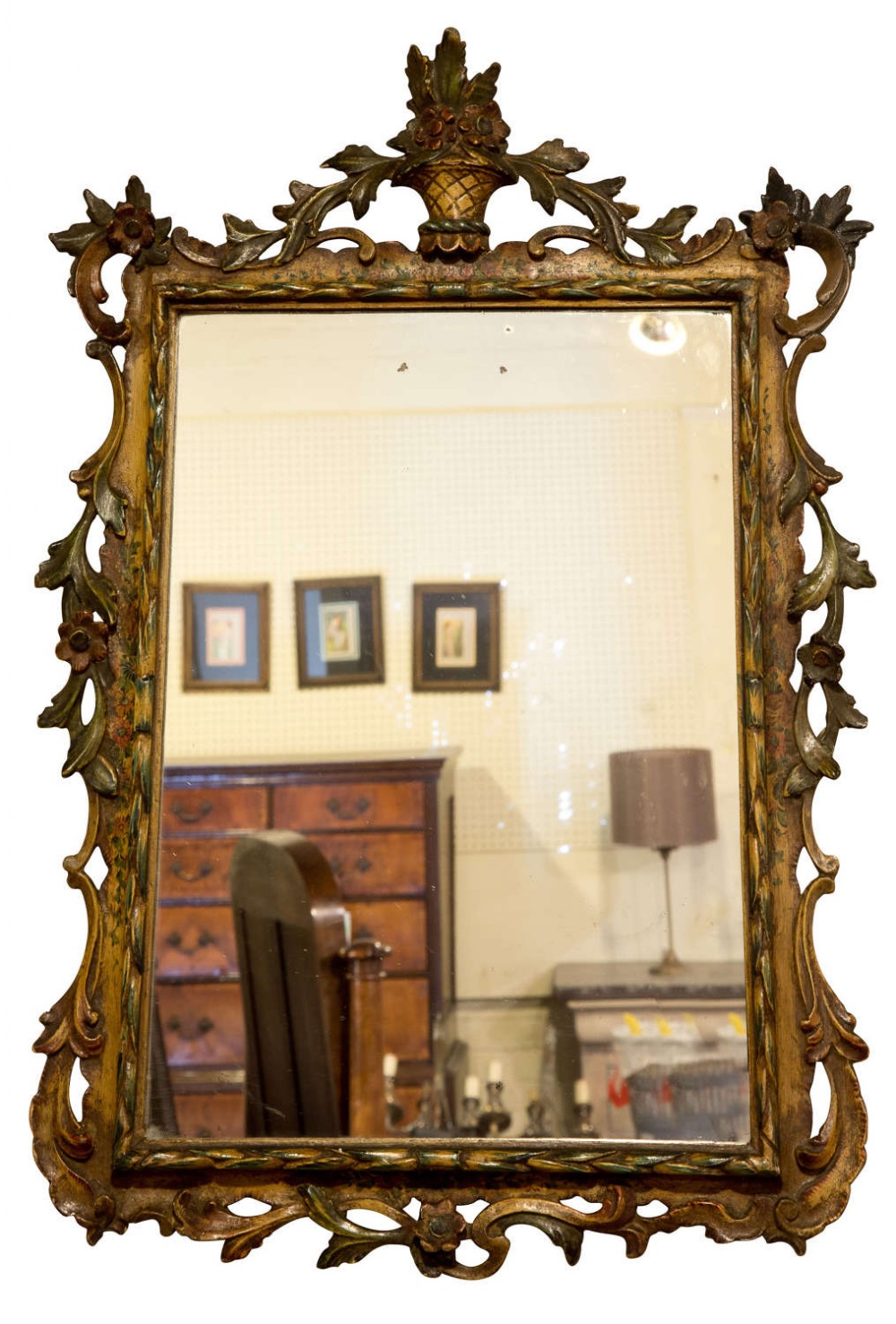 Italian Carved Mirror 18thC