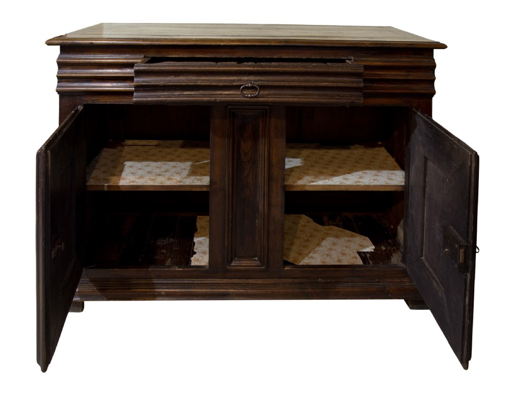 
Late 17th - Early 18thC French provincial chestnut buffet c1700 View V