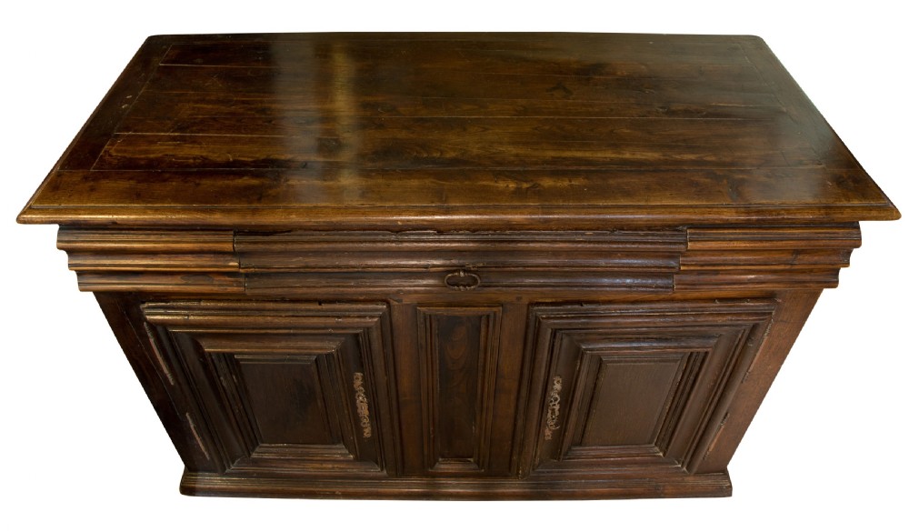 
Late 17th - Early 18thC French provincial chestnut buffet c1700 View VI