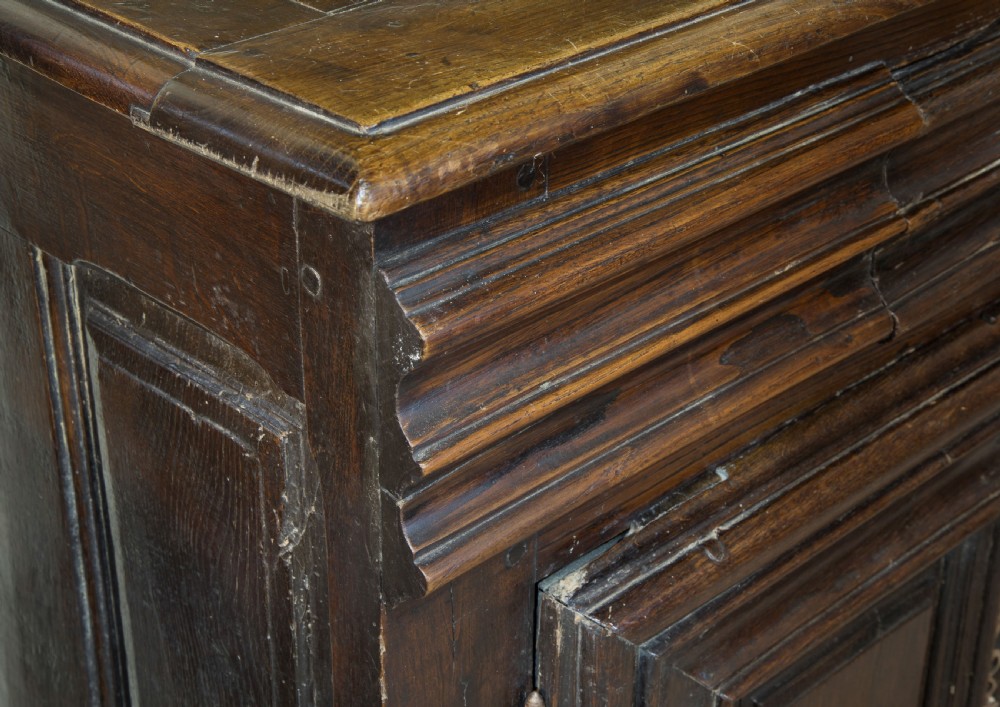 
Late 17th - Early 18thC French provincial chestnut buffet c1700 View VIII