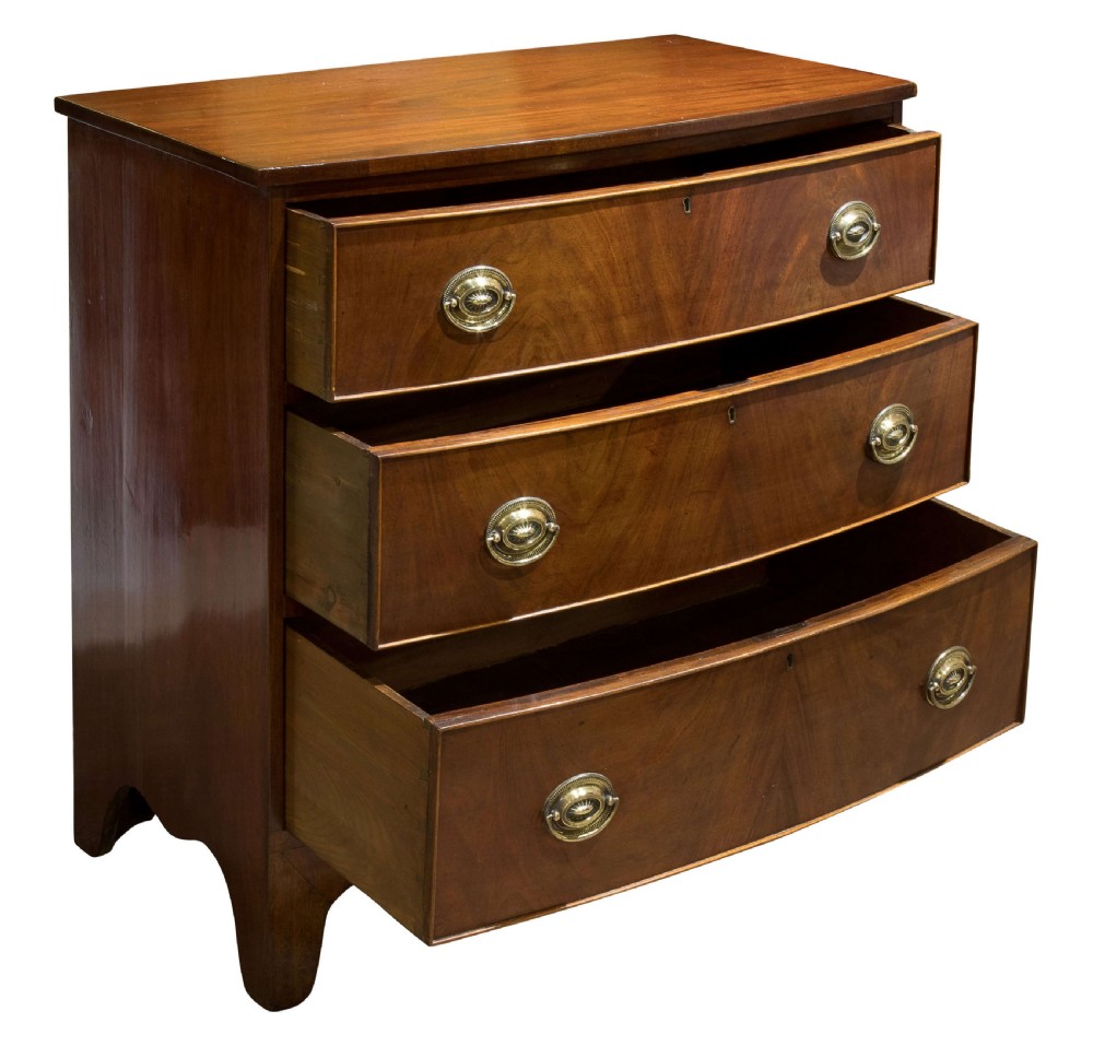 Small 19thc Mahogany Chest of Drawers View III