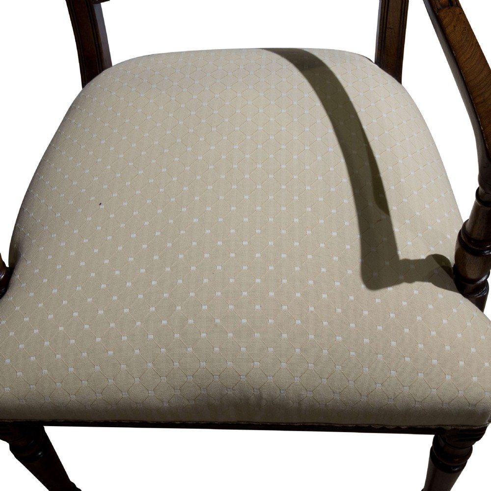 Regency Mahogany Desk Chair View IV