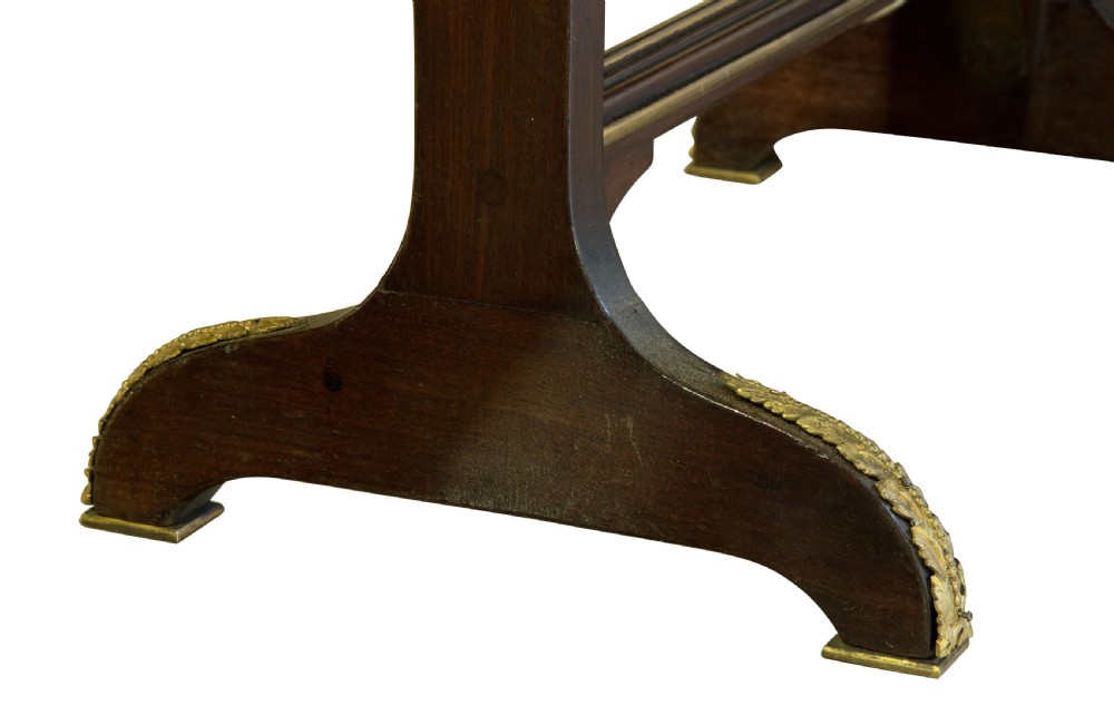French Brass Mounted Mahogany Work Table View VI