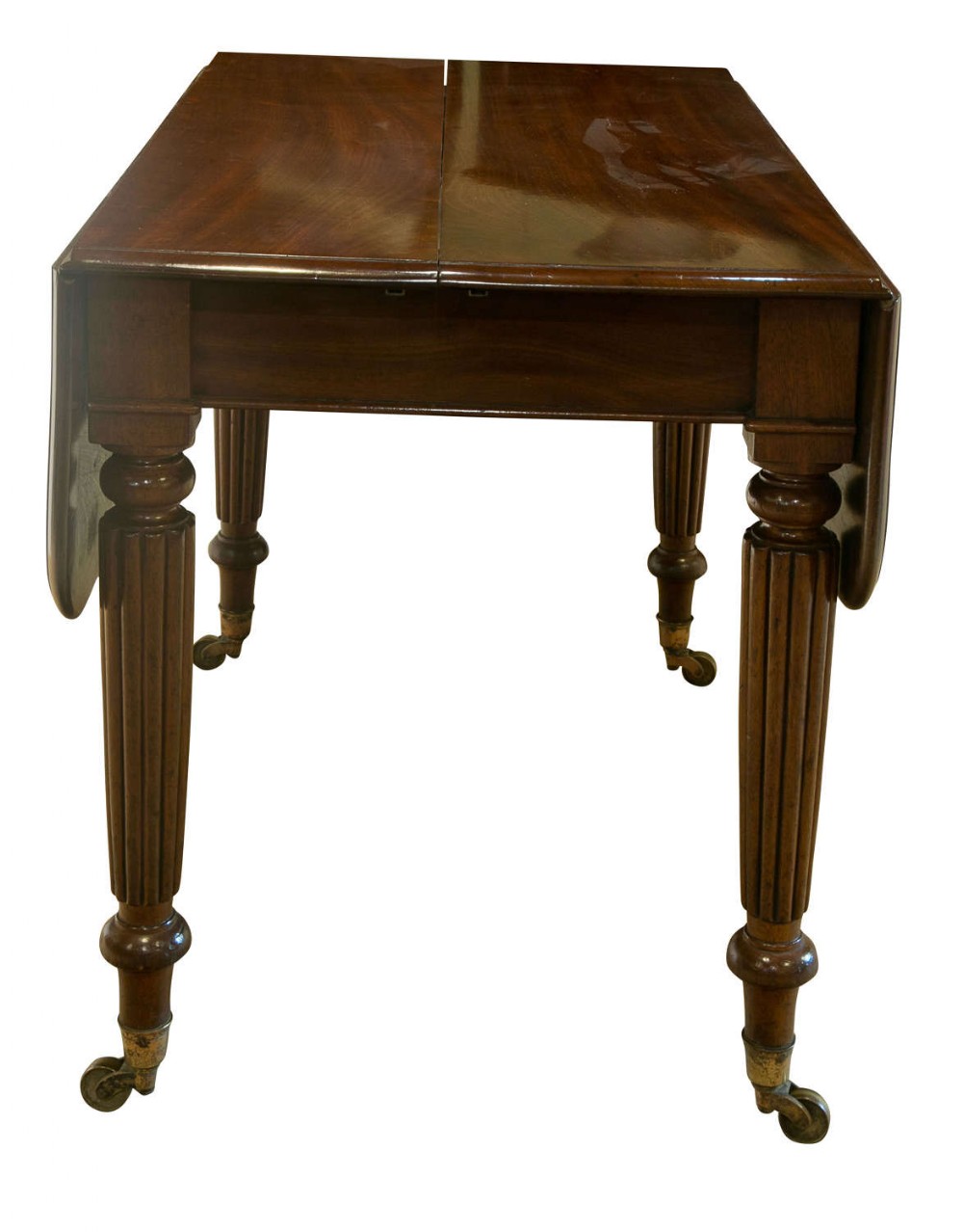 Mahogany Drop-Leaf Dining Table c 1830