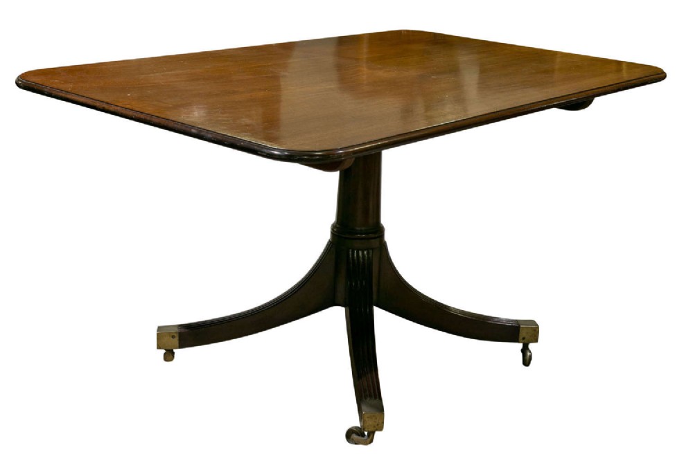 Regency Mahogany Rectangular Breakfast Table