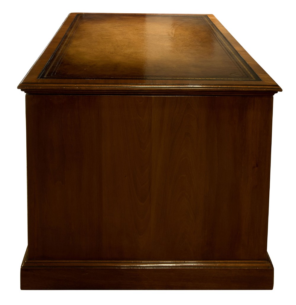 Mahogany Pedestal Desk c1930 View IV