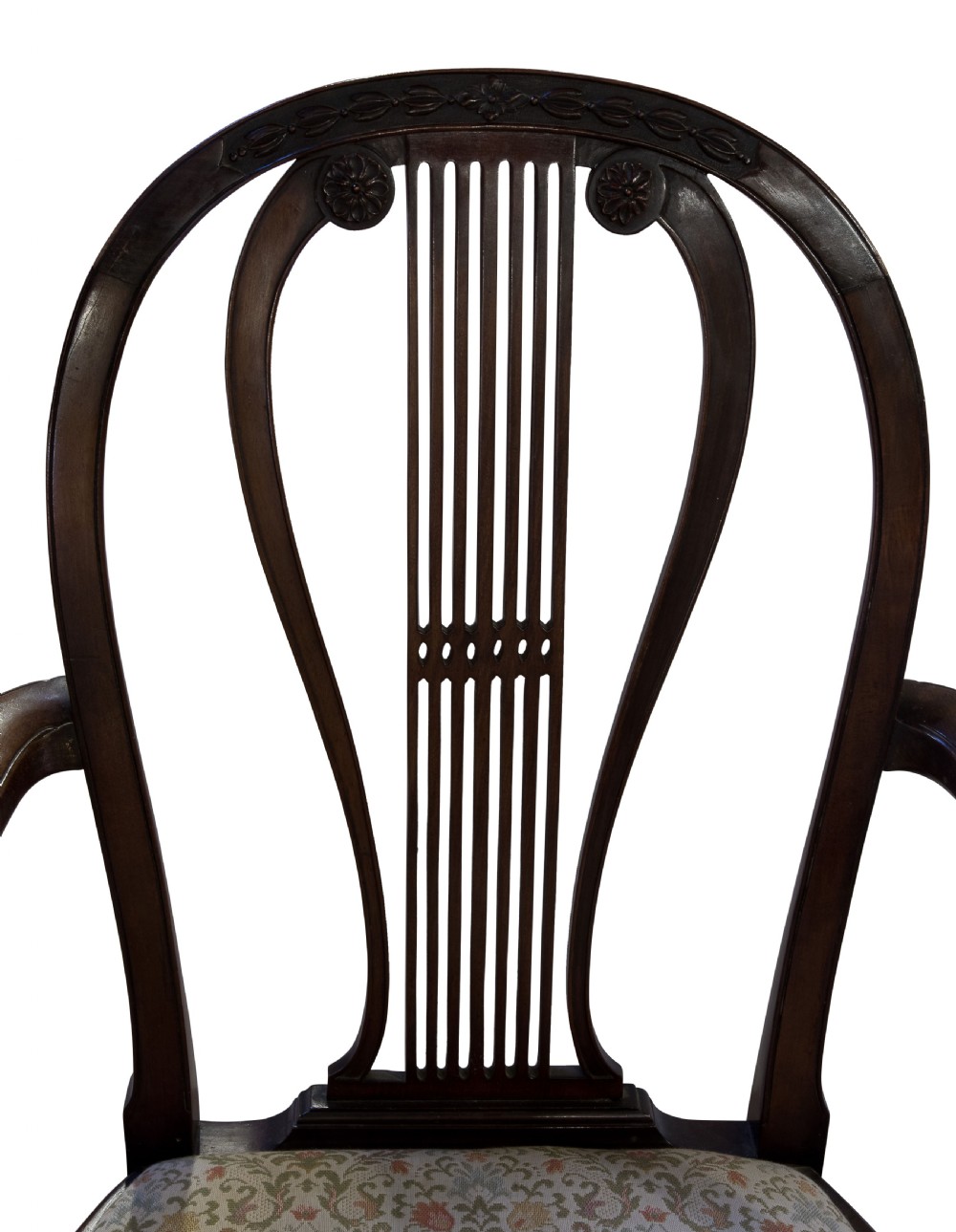 Set of 8 Mahogany Hepplewhite Style Dining Chairs View VIII