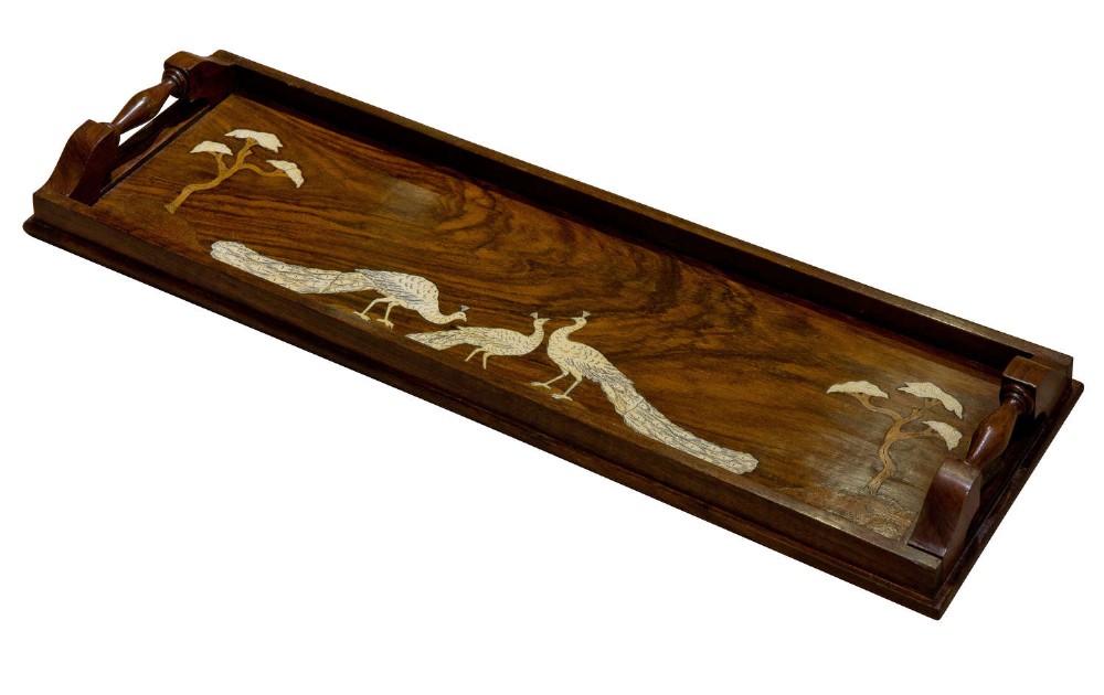 Raj Period Indian Cocktail Tray c1900