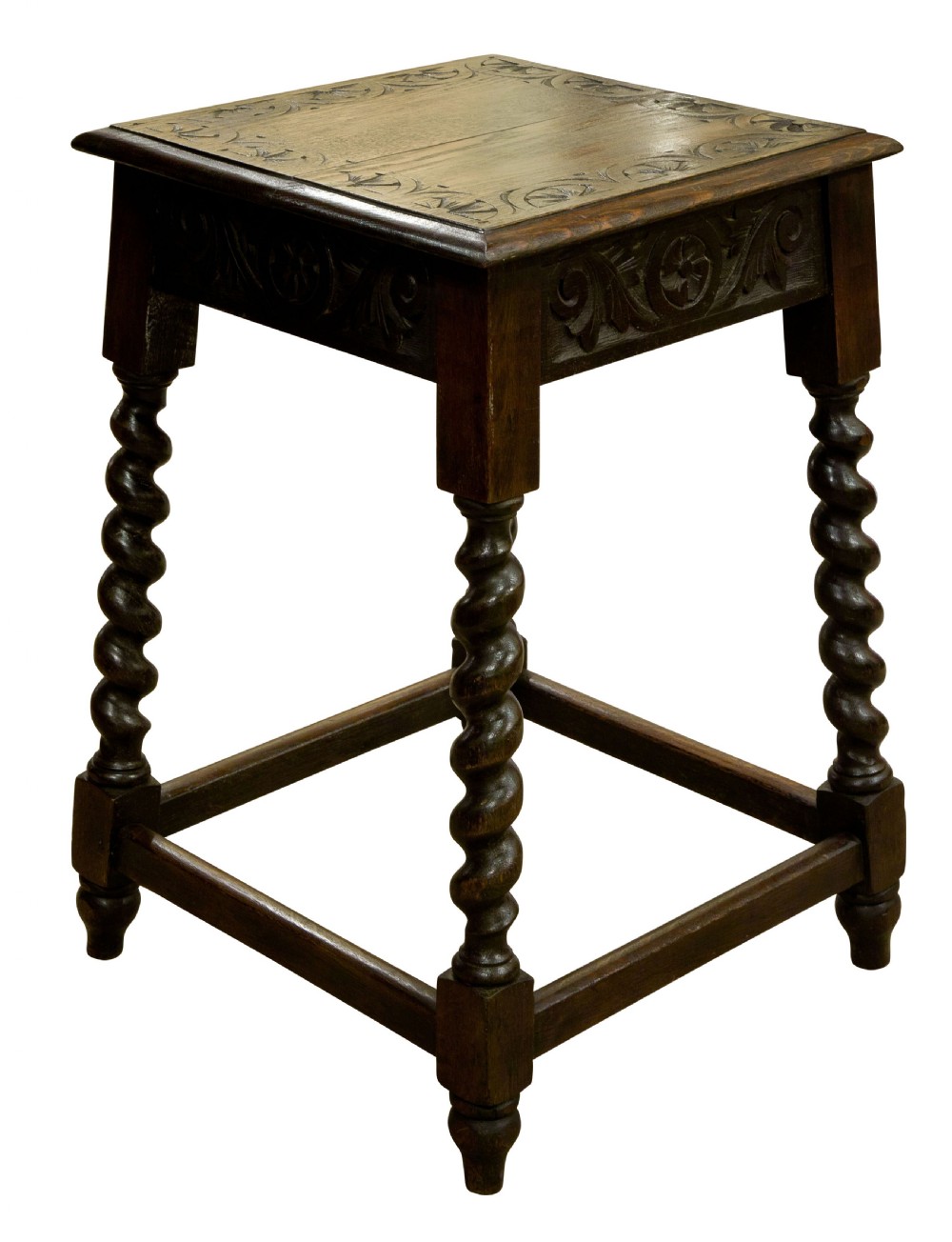 Carved Oak Occasional Table c1880