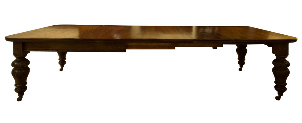Oak Dining Table c1880 View II