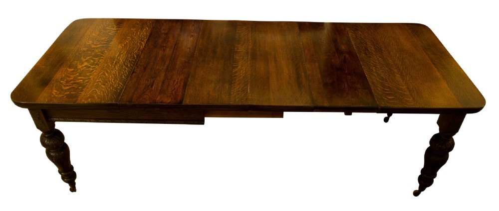 Oak Dining Table c1880 View III