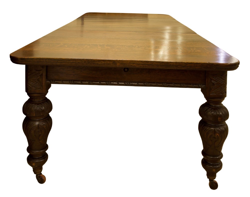 Oak Dining Table c1880 View IV