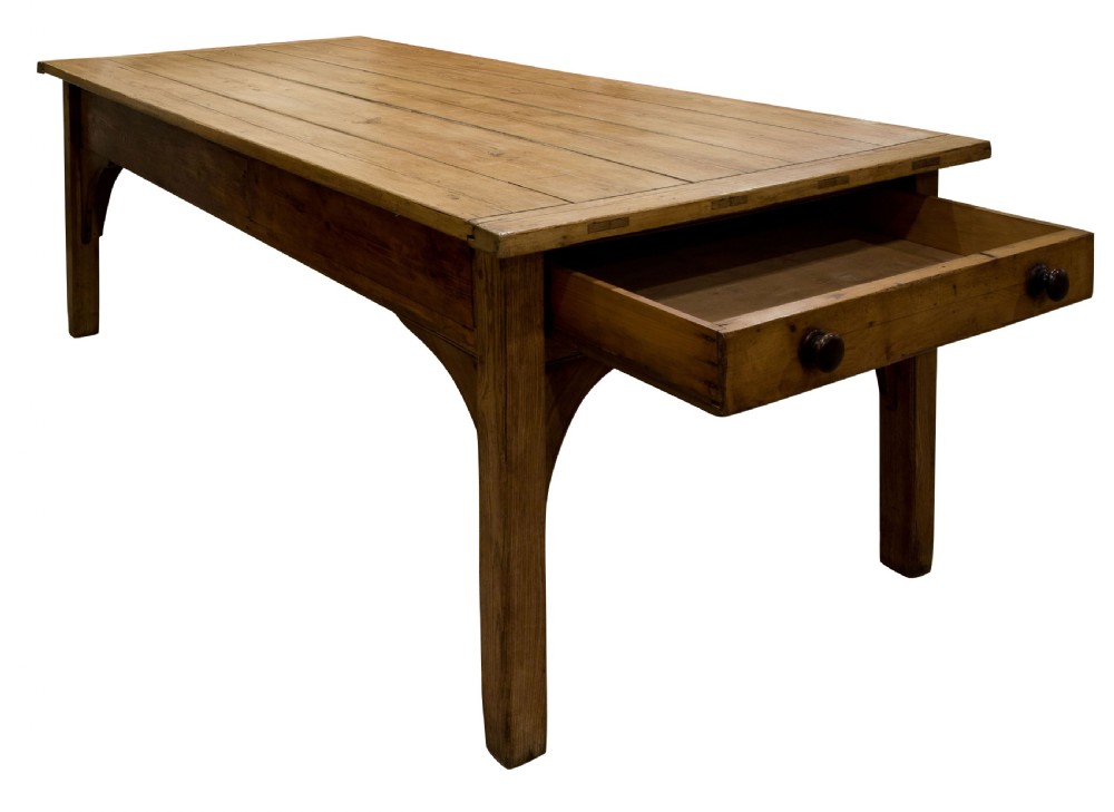 Pine Farmhouse Table View II