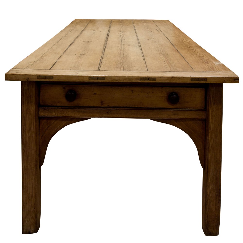 Pine Farmhouse Table View IV