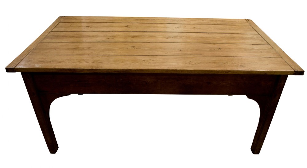 Pine Farmhouse Table View V