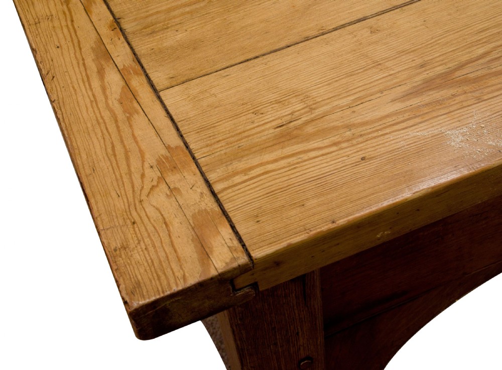 Pine Farmhouse Table View VI