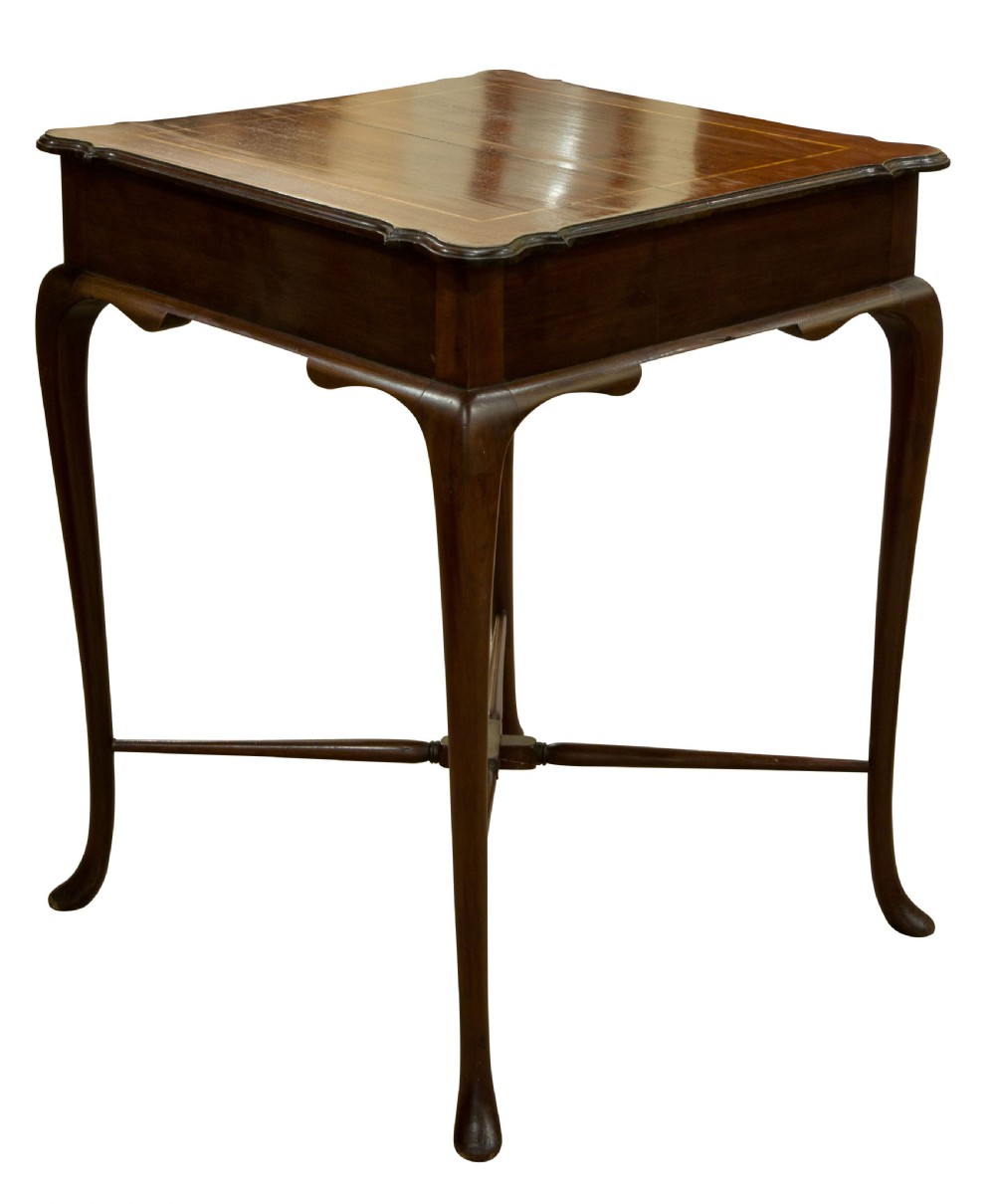 Inlaid Mahogany Occasional Table
