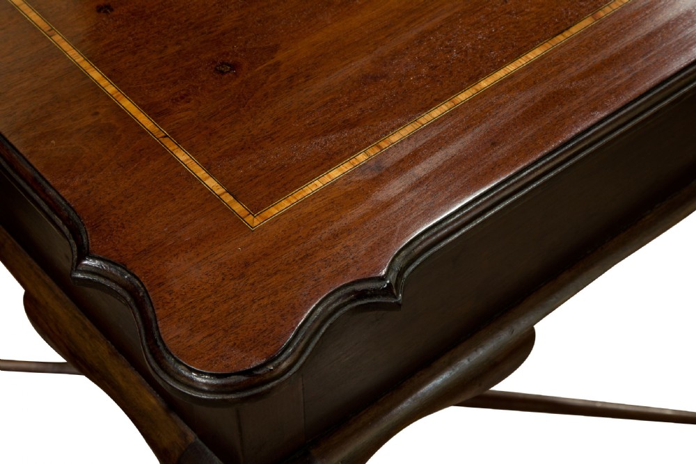 Inlaid Mahogany Occasional Table View IV