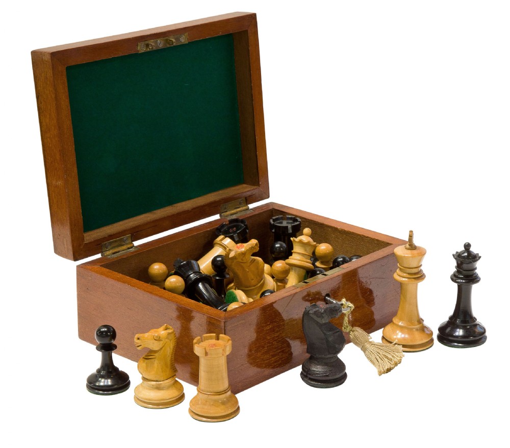 Staunton Pattern Chess Set c1900 View II