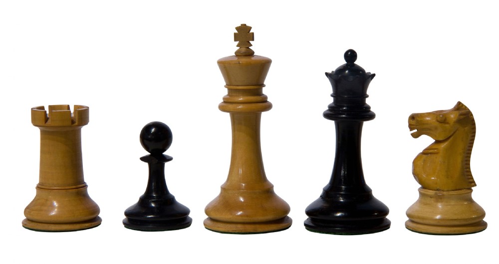 Staunton Pattern Chess Set c1900 View V
