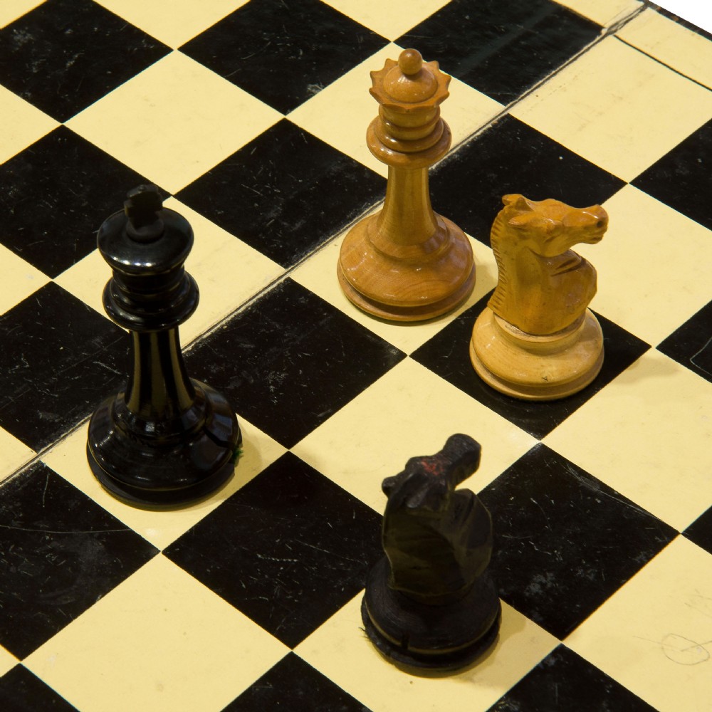 Staunton Pattern Chess Set c1900 View IX