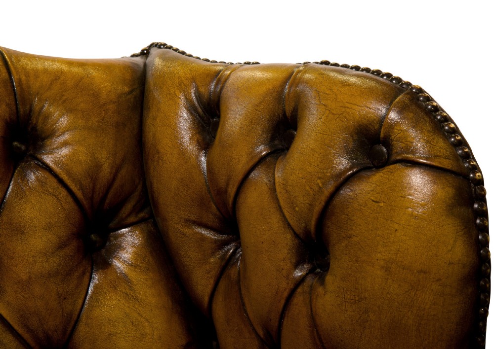 18thc Style Leather Wing Chair c1900 View VI