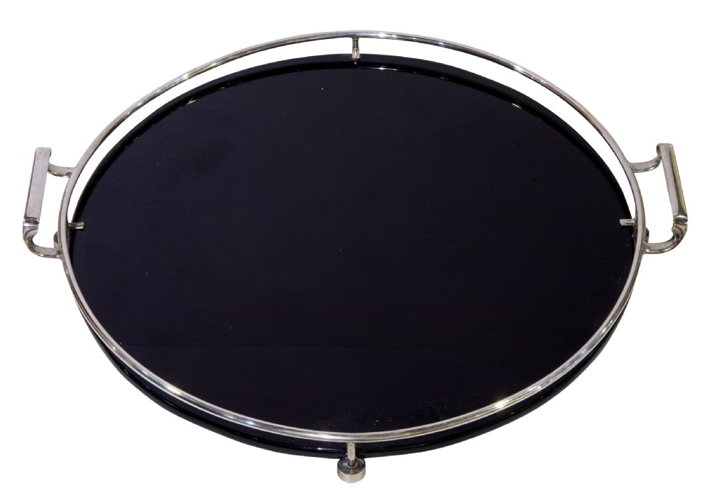 Art Deco Glass Tray