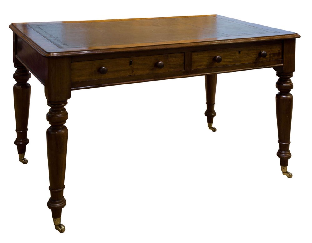 19thc Mahogany Partners Library Table