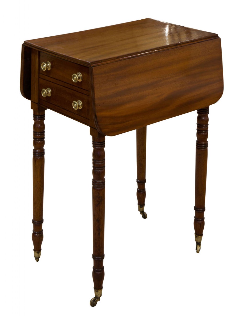 William IV mahogany small Pembroke Table c1830