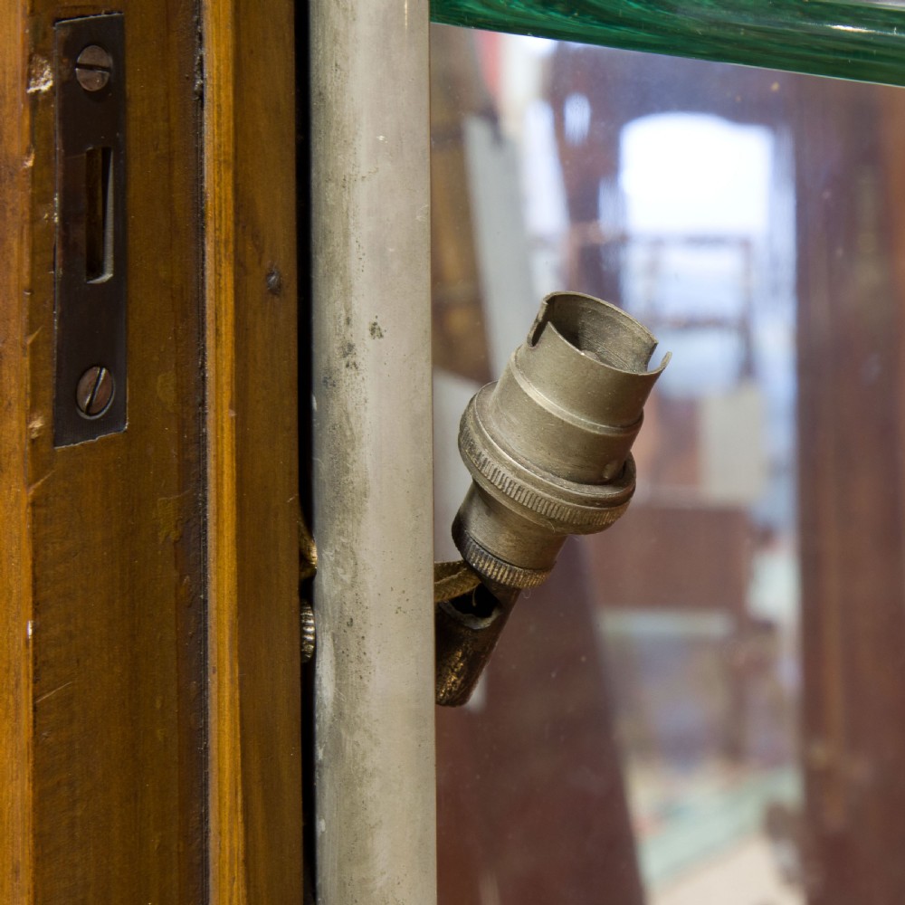 
19thc Continental Walnut Display Cabinet View VII