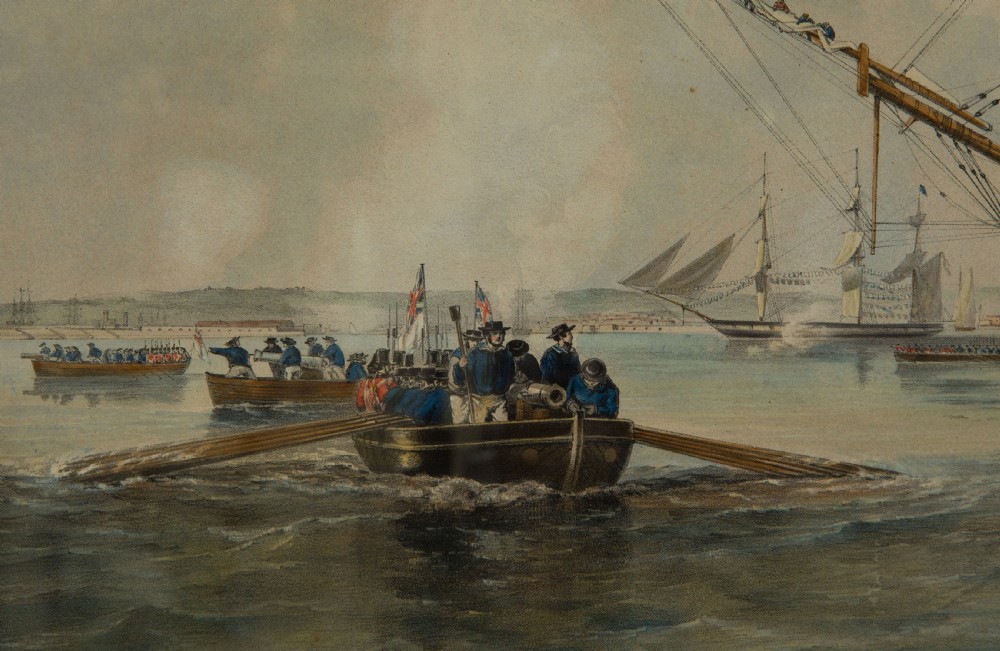 19th Century Hand-Coloured Lithograph by TG Dutton View V
