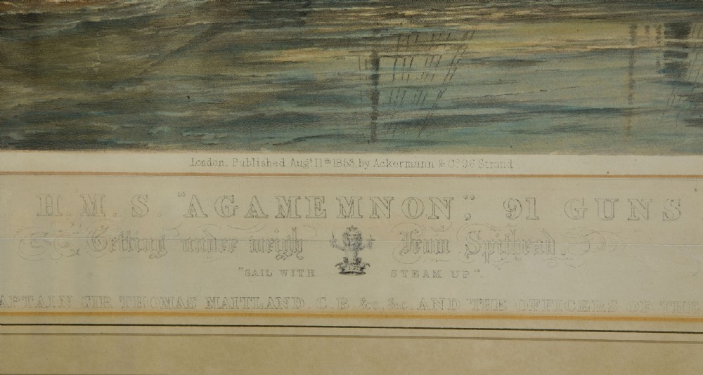 19th Century Hand-Coloured Lithograph by TG Dutton View VI