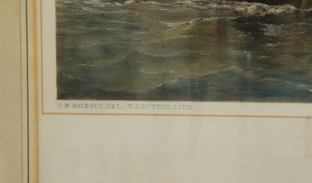19th Century Hand-Coloured Lithograph by TG Dutton View VII