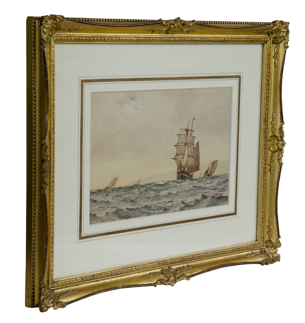 Watercolour by FJ Aldridge The Barque