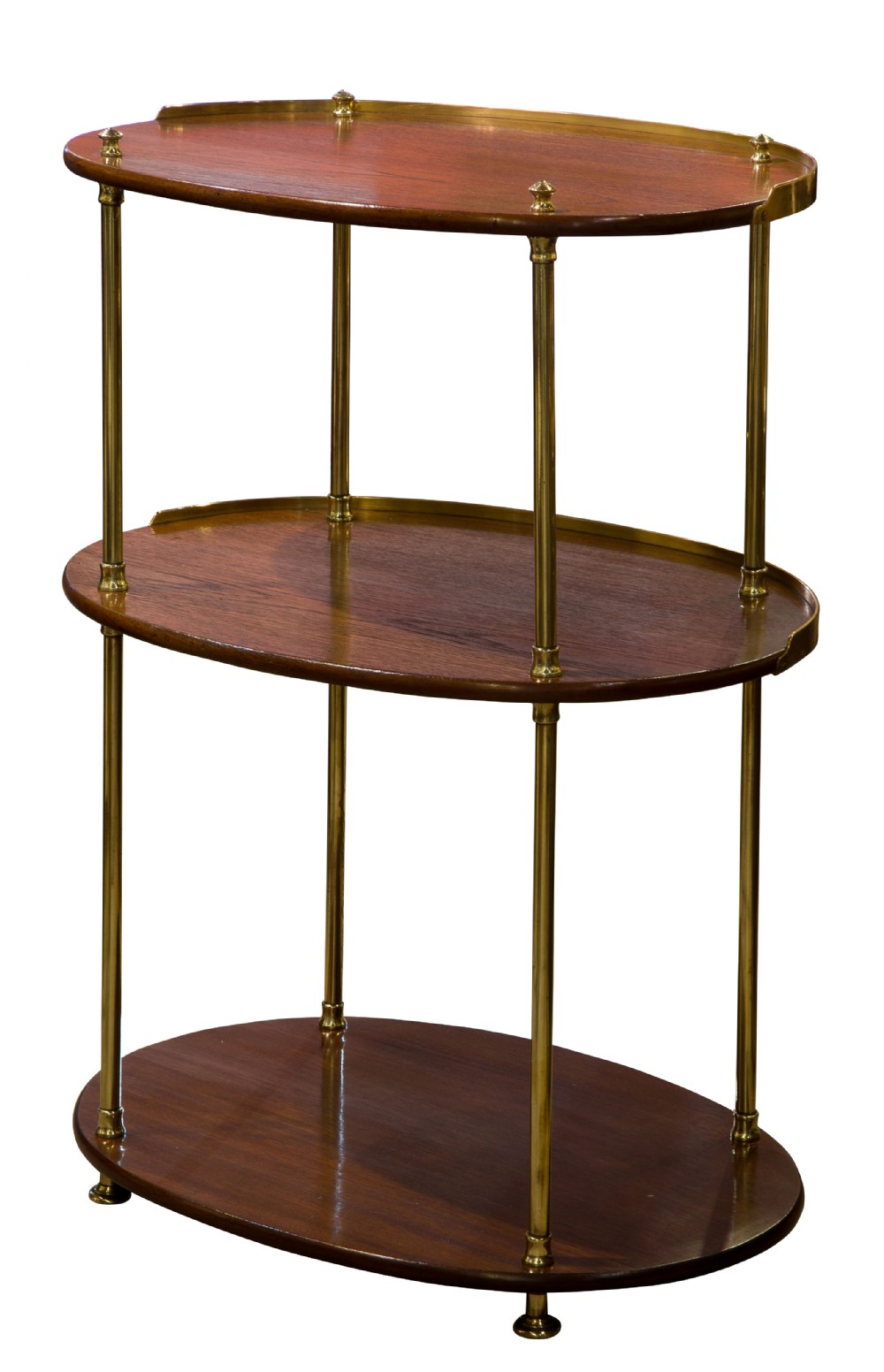 19th Century Teak & Brass Mounted Campaign