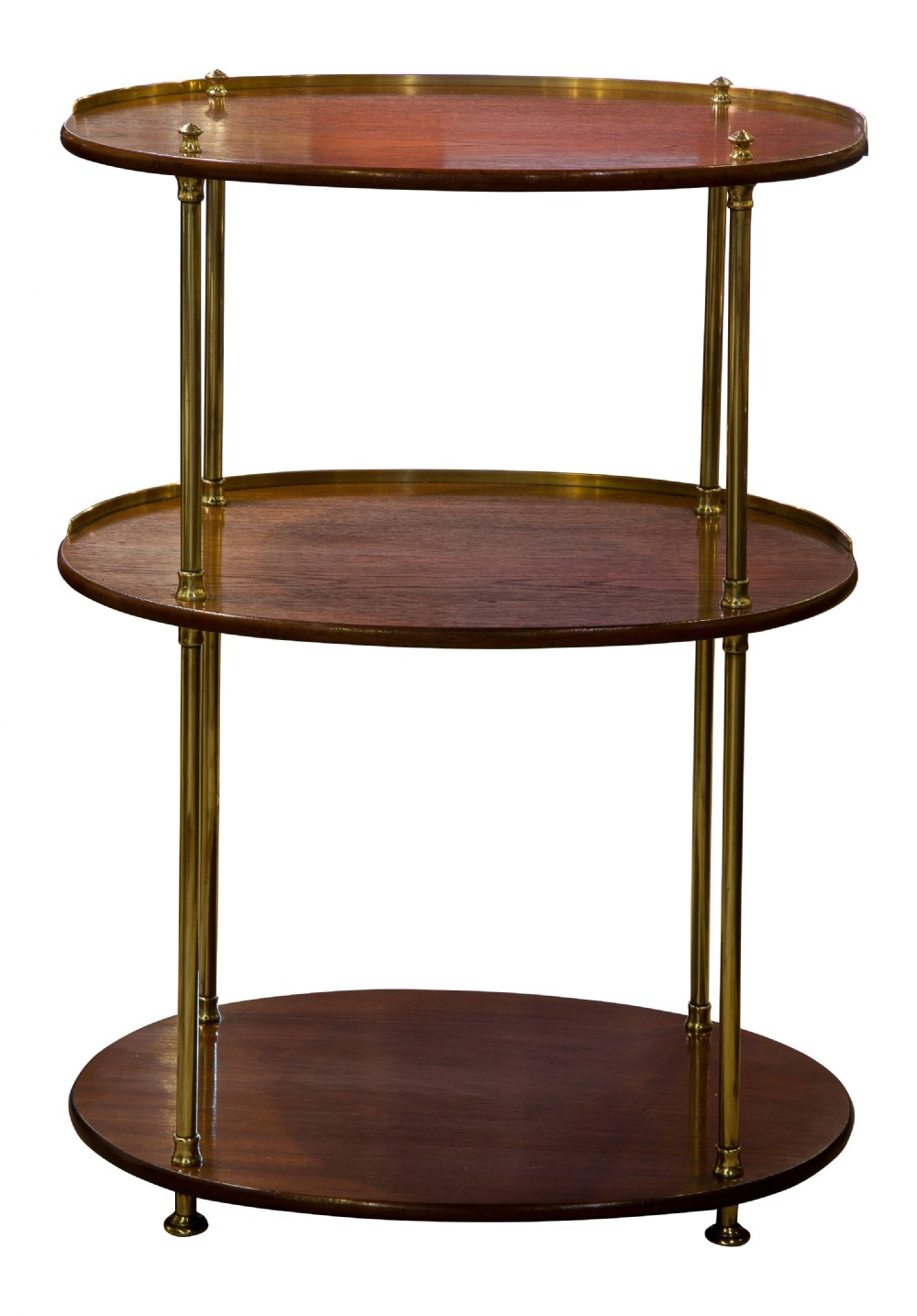 19th Century Teak & Brass Mounted Campaign View II
