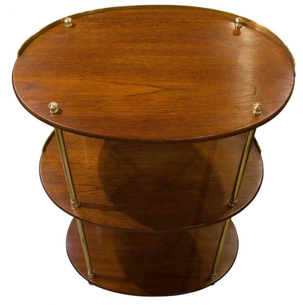 19th Century Teak & Brass Mounted Campaign View IV