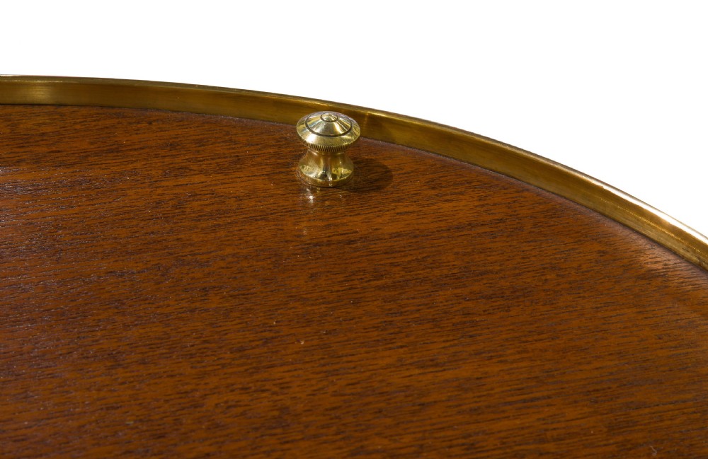 19th Century Teak & Brass Mounted Campaign View V