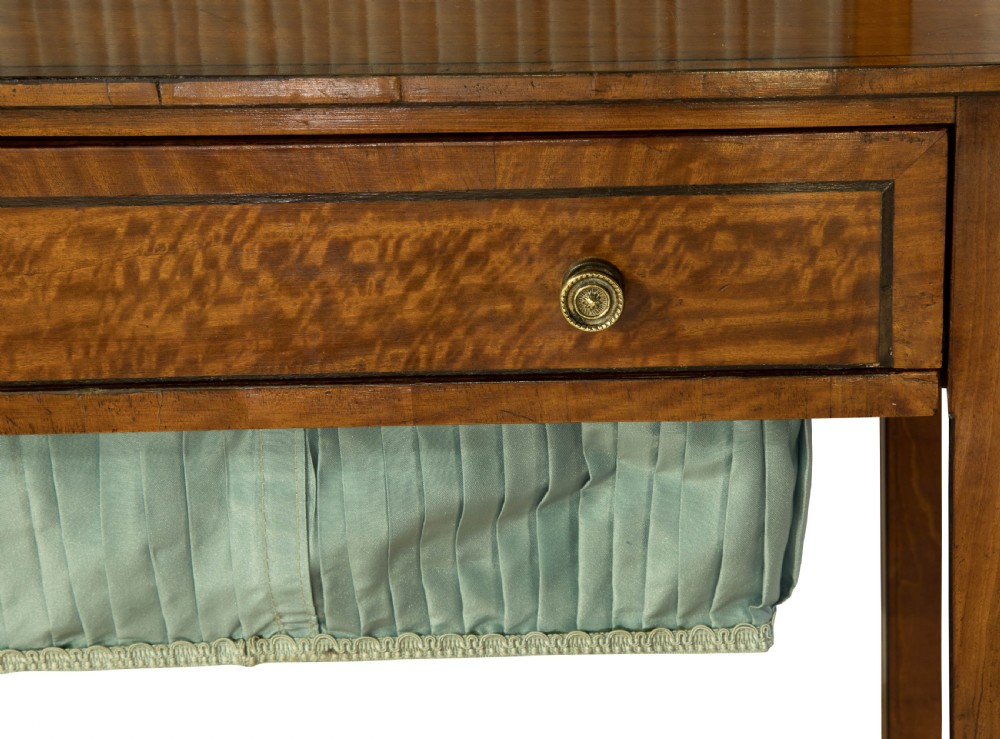 Satinwood Work Table with Fire Screen View IX
