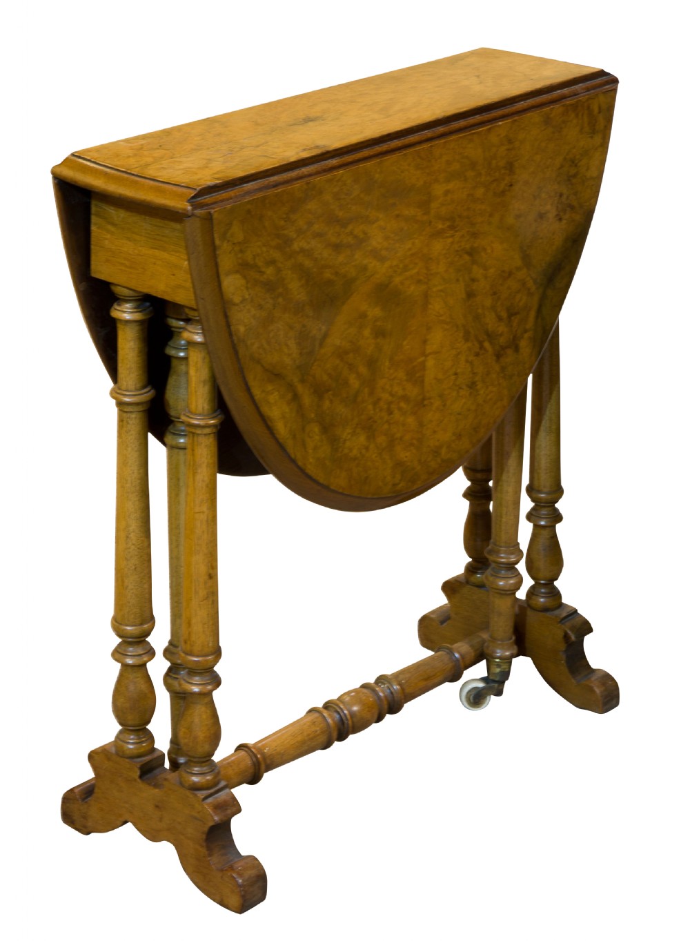 Fine Burr Walnut Sutherland Table