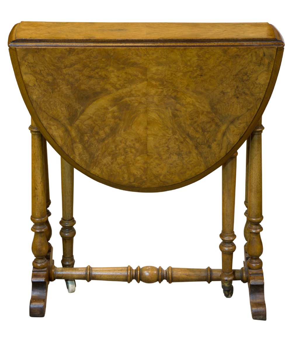 Fine Burr Walnut Sutherland Table View II