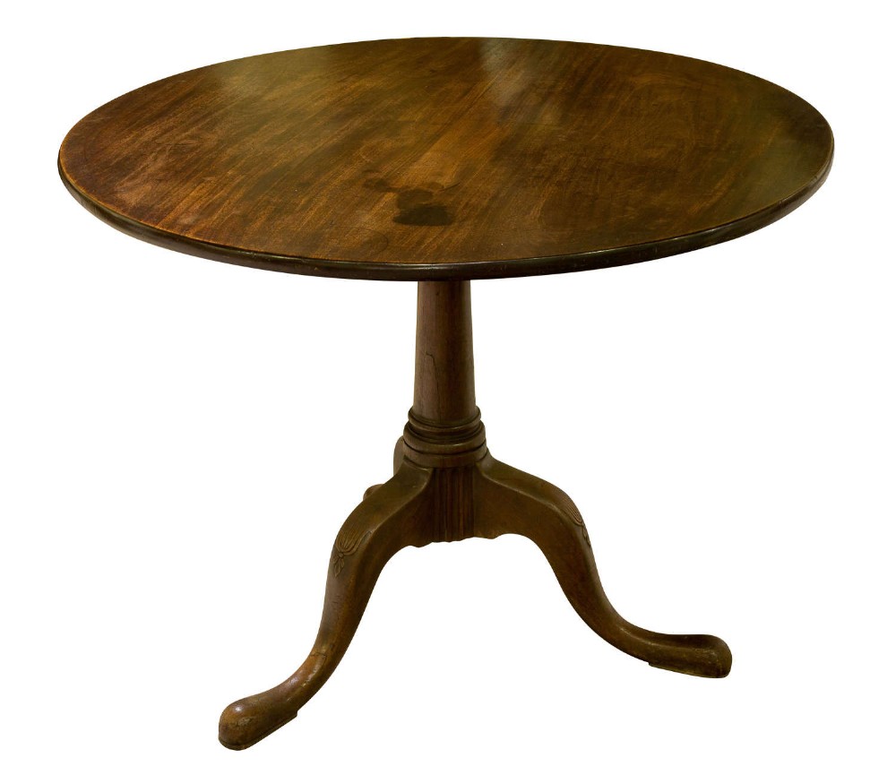 18thc Mahogany Snap Top Table