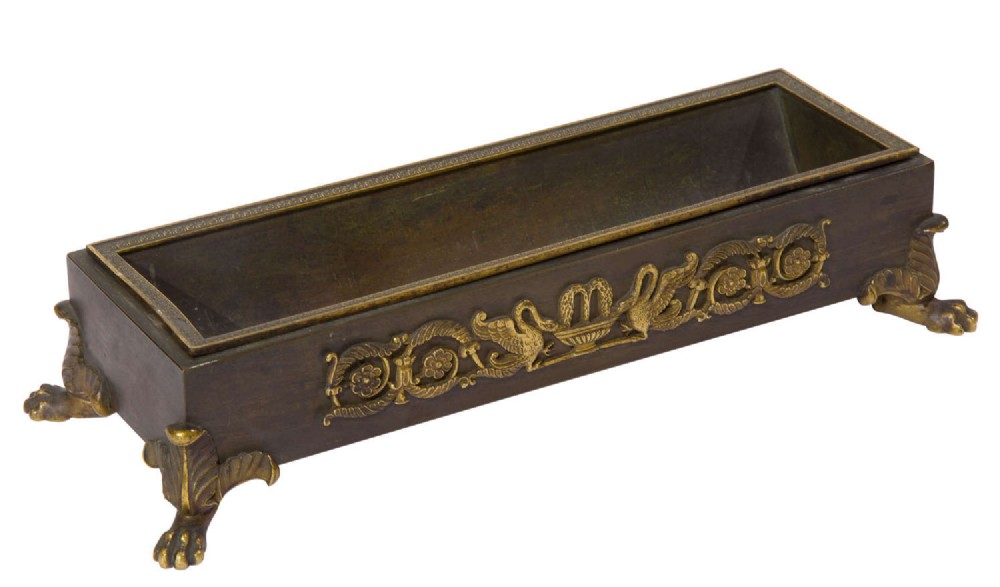 French Bronze Pen Tray