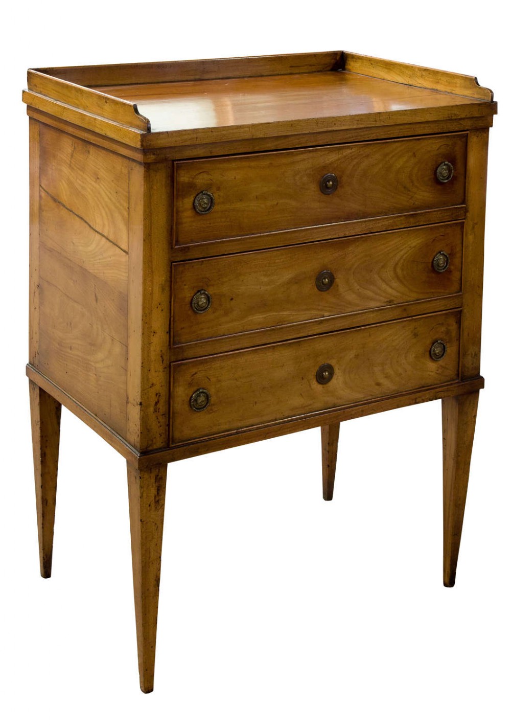 Continental Fruitwood Small Chest of Drawers