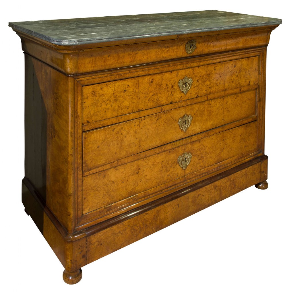A fine Charles X Marble Topped Commode