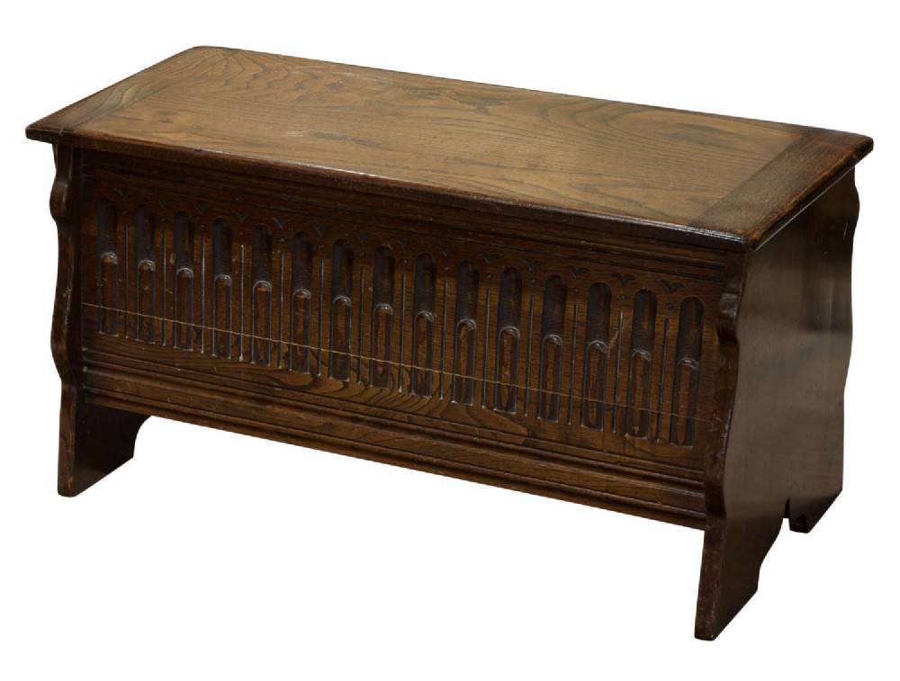 A Small Ipswich 6 Plant Coffer with Carved Front