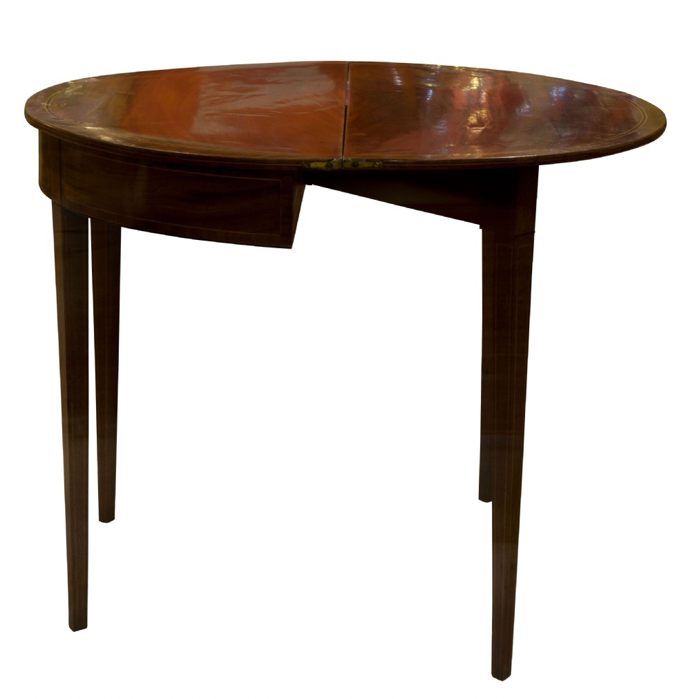 18th Century Mahogany Tea Table View II