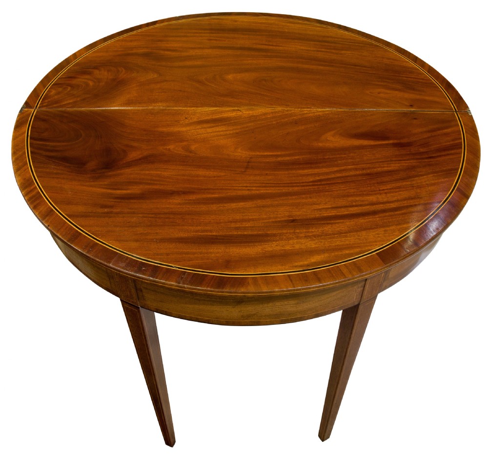 18th Century Mahogany Tea Table View V