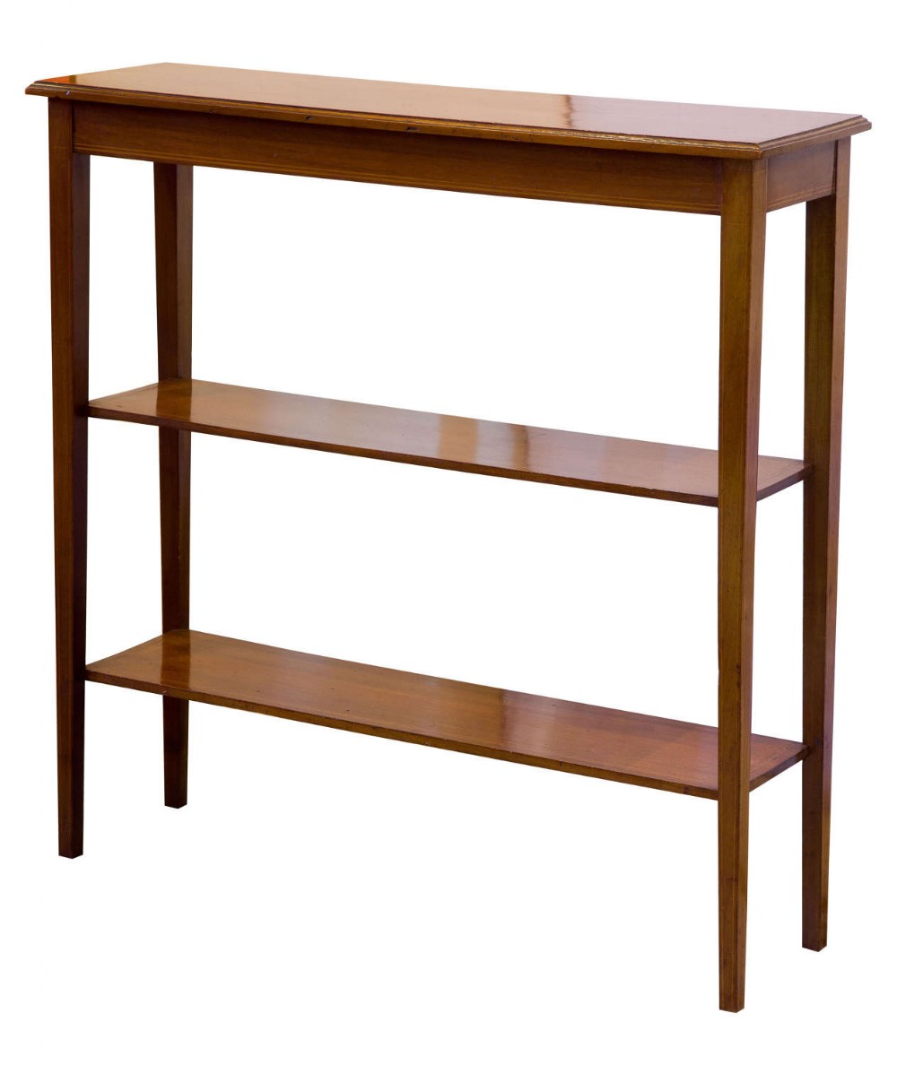 Narrow Mahogany Whatnot