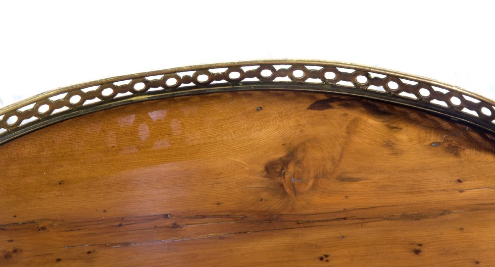 Pair of 19thc Yew Wood Oval Tables View II